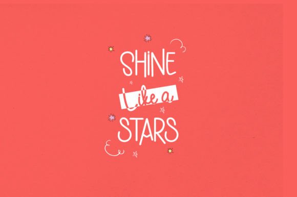 Glow Better Font PNG with transparent background - Preview 3