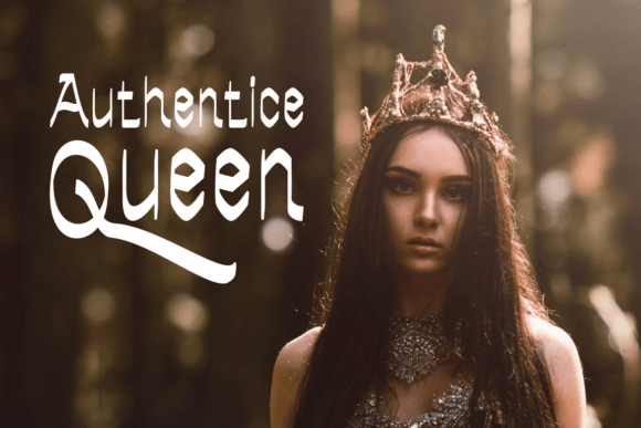 Jhau Queens Font PNG with transparent background - Preview 2