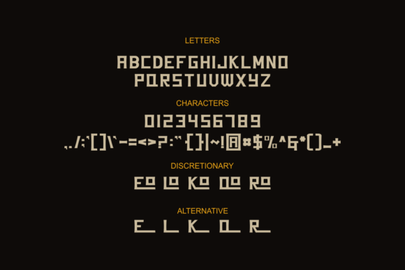 Koloros Font PNG with transparent background - Preview 3