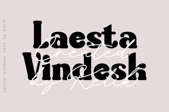 Laesta Vindesk Font font preview - 1
