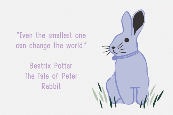 Lovely Bunny Font PNG with transparent background - Preview 2