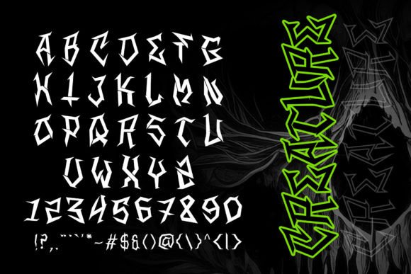 Master Stricker Font PNG with transparent background - Preview 2
