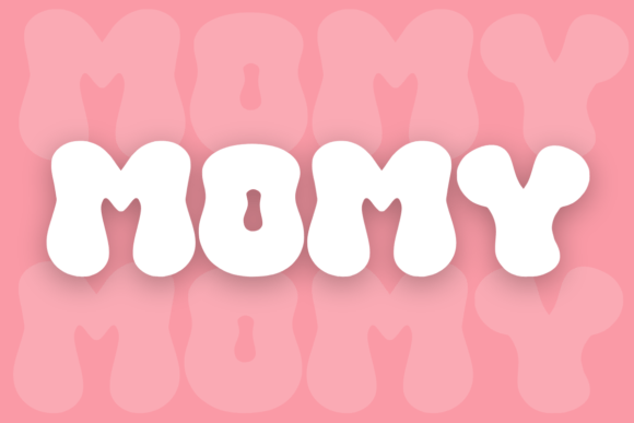 Retro Meow Font PNG with transparent background - Preview 1