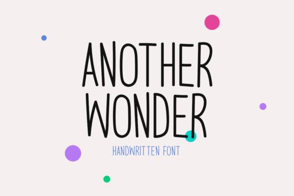 Another Wonder Font - Preview 1