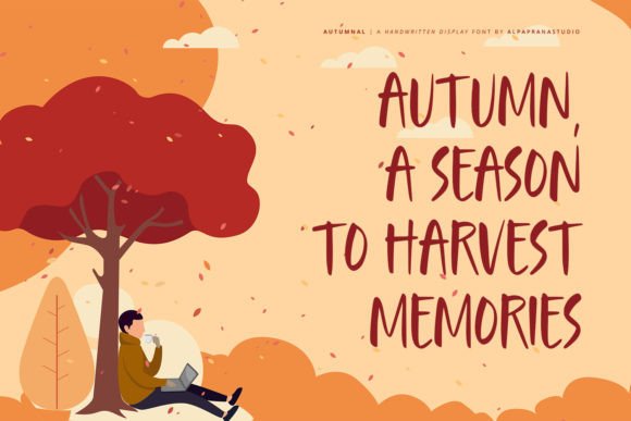 Autumnal Font - Preview 4