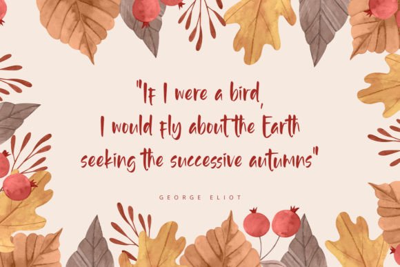 Autumnal Font - Preview 6