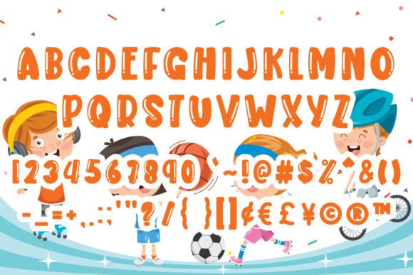 Baseball Font - Preview 3