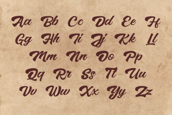 Brushtina Font - Preview 1