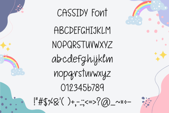 Cassidy Font - Preview 1
