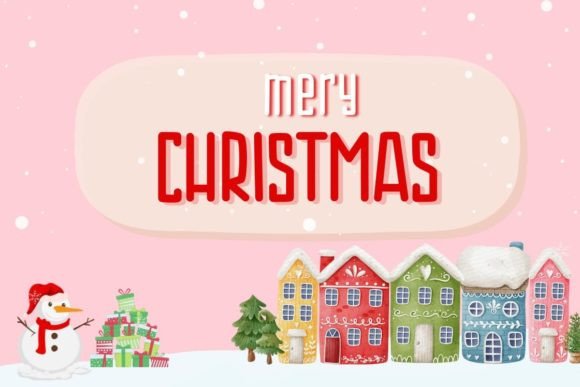 Christmas Candy Font - Preview 1