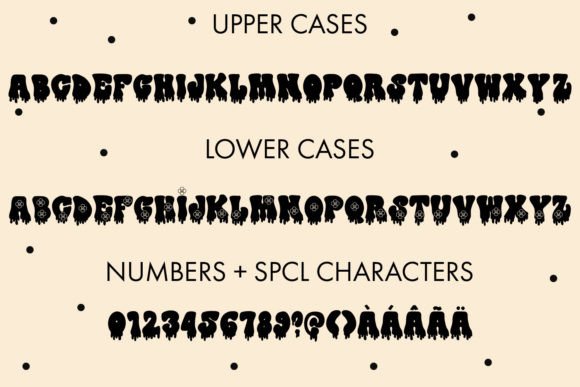 Drip Drop Font - Preview 1
