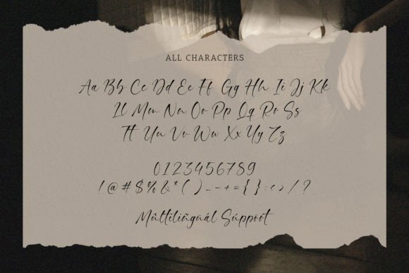 History Yenifer Font PNG with transparent background - Preview 5