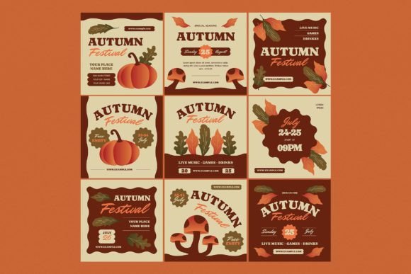 Instagram Sale Templates - Autumn Festival