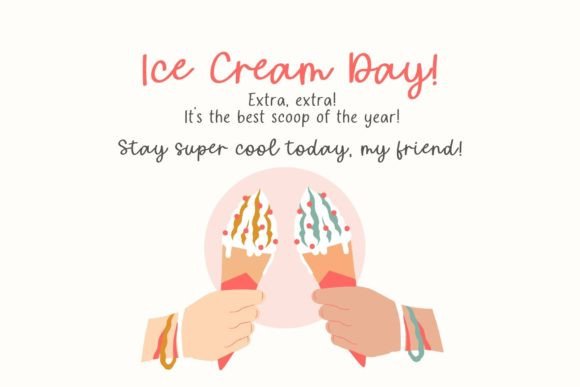 Apricot and Peach Jam Font - Preview 1