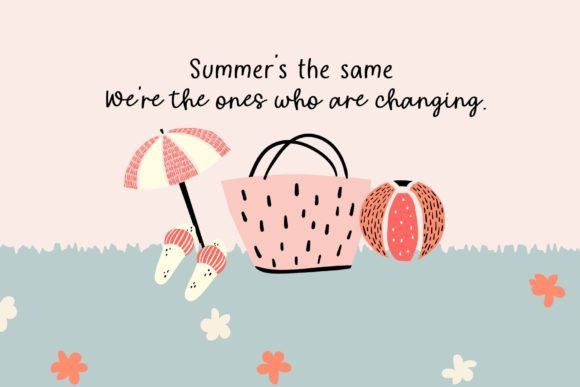 Apricot and Peach Jam Font - Preview 5