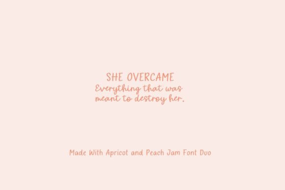 Apricot and Peach Jam Font - Preview 6