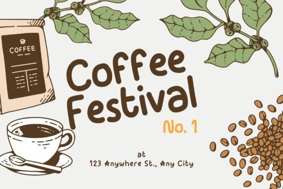 Crazy a Cocoa Font - Preview 2
