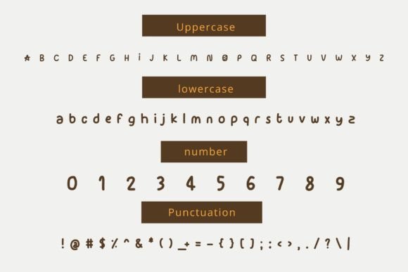 Crazy a Cocoa Font - Preview 3