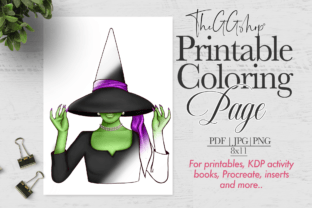 HALLOWEEN COLORING PAGE KDP INTERIOR Graphic by TheGGShop · Creative ...