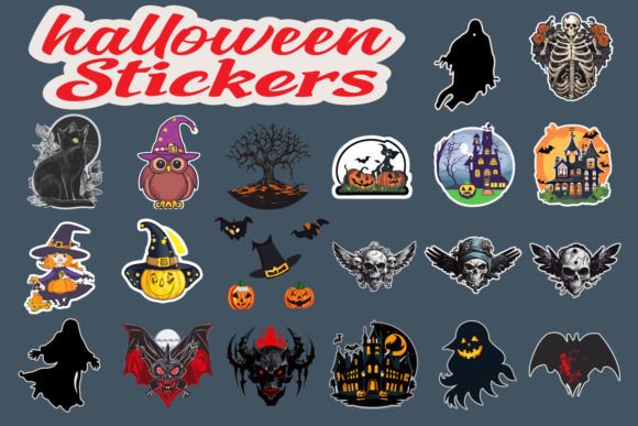 Halloween Stickers, Pumpkin Stickers