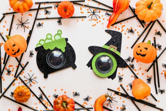 Halloween Witch Dome Holder SVG Duo