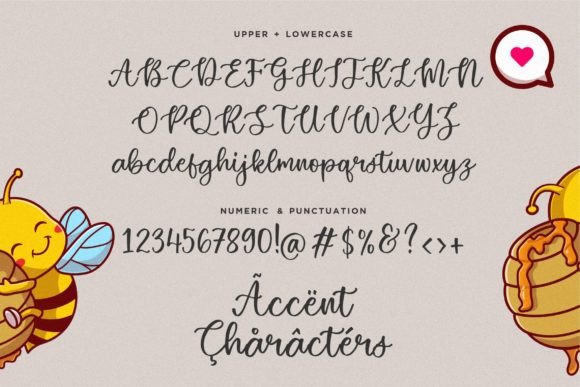 Honey Blossom Font - Preview 5