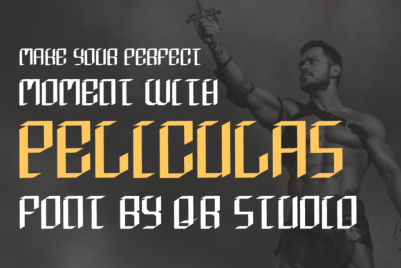 Peliculas Font PNG with transparent background - Preview 2