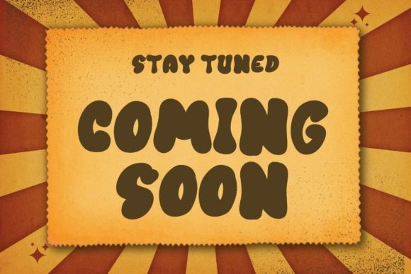 Retro Black Font PNG with transparent background - Preview 4