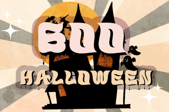 Retro Chic Font PNG with transparent background - Preview 1
