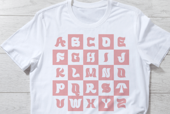 Retro Chic Font PNG with transparent background - Preview 4