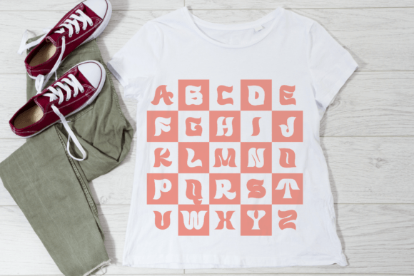 Retro Chic Font PNG with transparent background - Preview 5