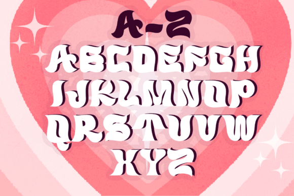 Retro Chic Font PNG with transparent background - Preview 6