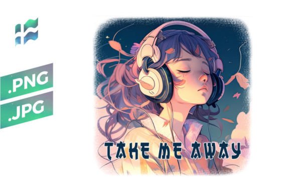 4 Anime Pod Designs & Graphics
