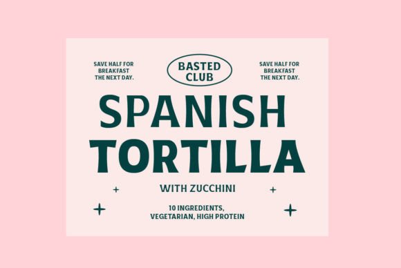 Basted Club Font - Preview 5