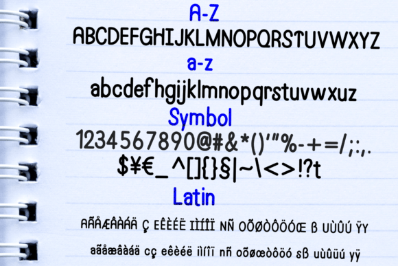 Cute Larva N Font - Preview 2