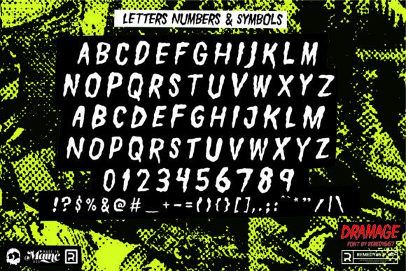 Dramage Font - Preview 1