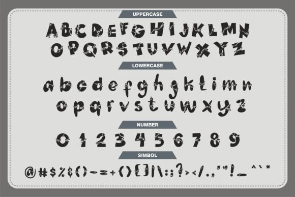 Fraction Font PNG with transparent background - Preview 3