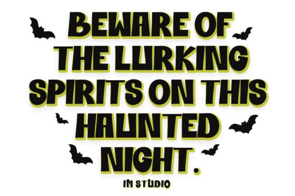 Halloween Font - Preview 3