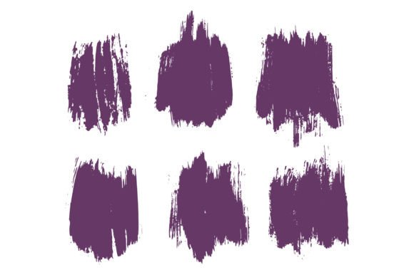 Hand Draw Brush Stroke Set Grafik Plotterdateien Von bdvect1