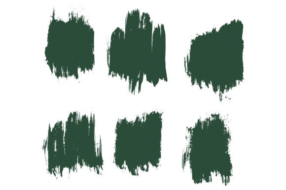 Ink Paint Brush Stroke Set Graphic Crafts By bdvect1