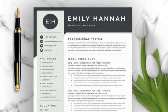 Marketing Manager Resume Template