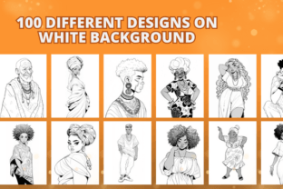 Melanin Magic - 100 Black Portraits Graphic by Sahad Stavros Studio ...