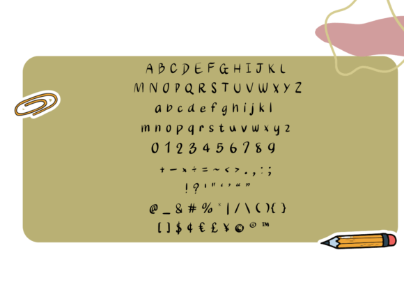 Patric Font PNG with transparent background - Preview 2