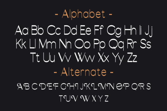 Absorbed Font - Preview 1