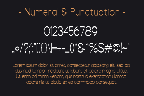 Absorbed Font - Preview 4