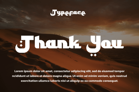 Akhirah Font - Preview 4