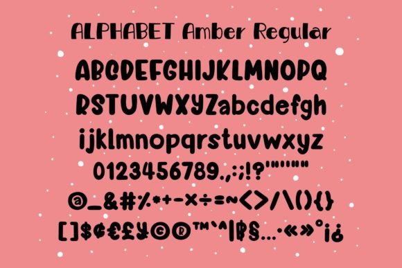 Amber Font - Preview 3