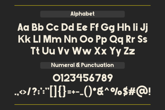 Anallop Font - Preview 1