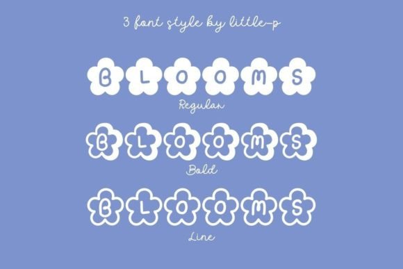 Blooms Font - Preview 1