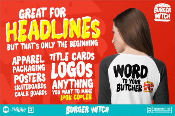 Burger Witch Font - Preview 1